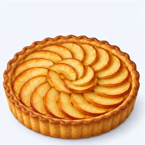 une tarte aux pommes: an apple tart