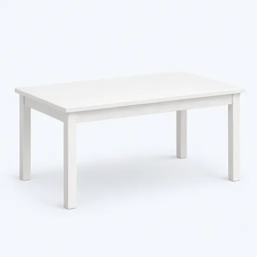 la table blanche: white table