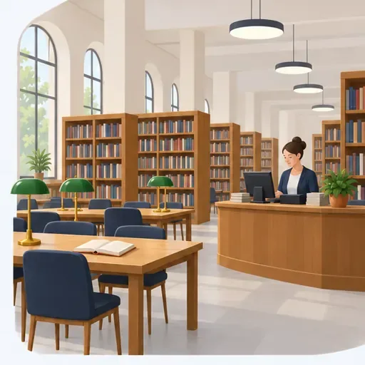 une bibliothèque: a library