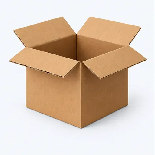 une boîte en carton: 一个硬纸板箱