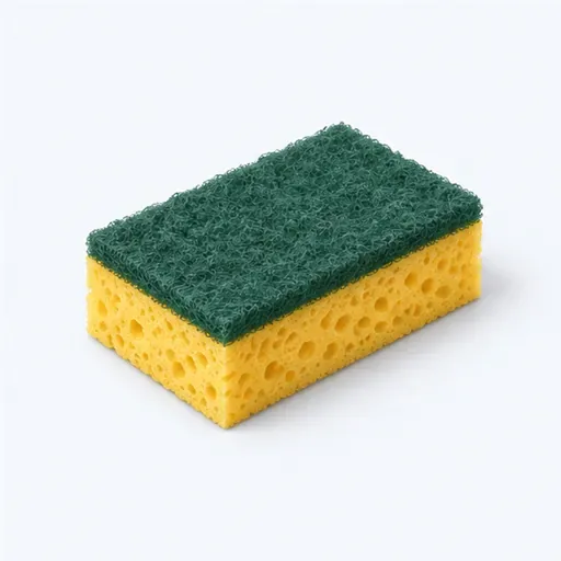 une éponge: a sponge