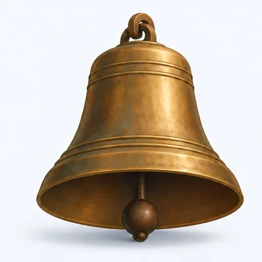 une cloche: a bell