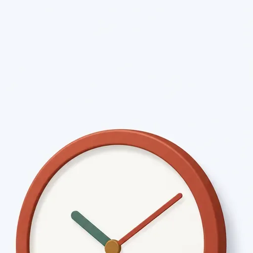 une horloge: a clock