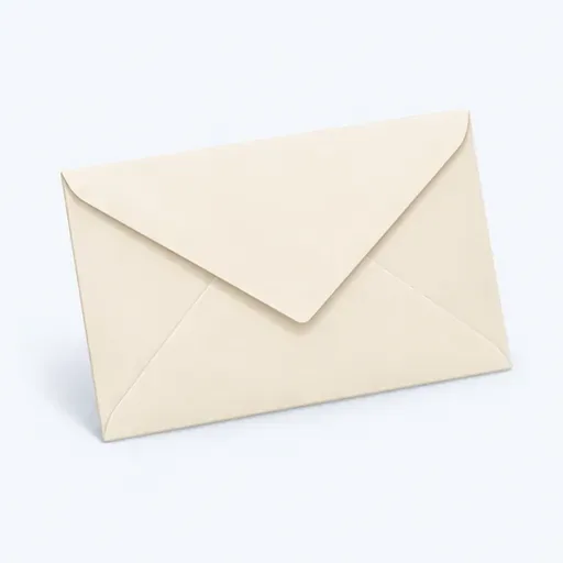 l’enveloppe: envelope