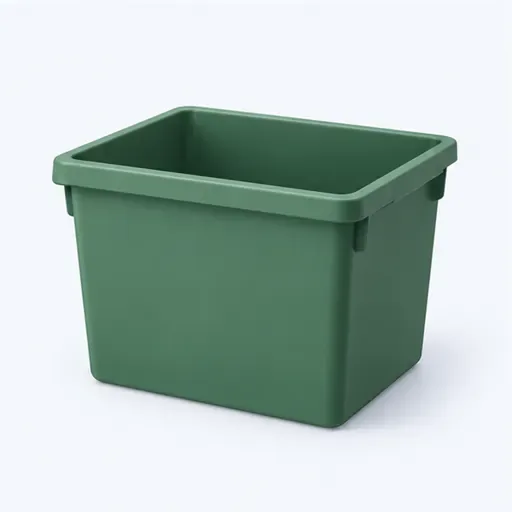 un bac de tri: sorting bin