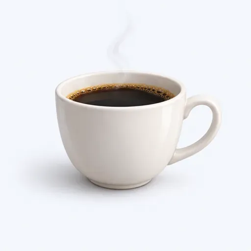 une tasse de café: a cup of coffee