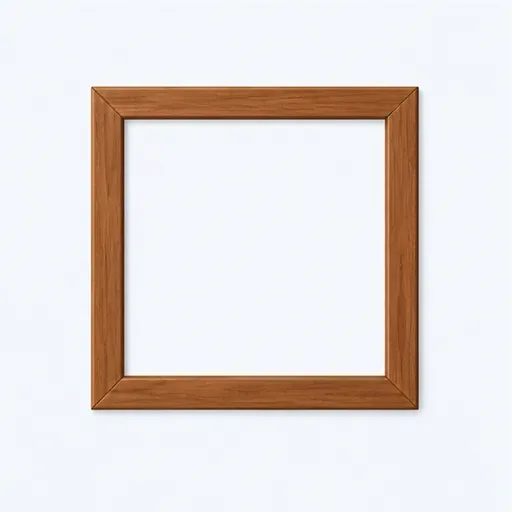 un cadre carré: a square frame