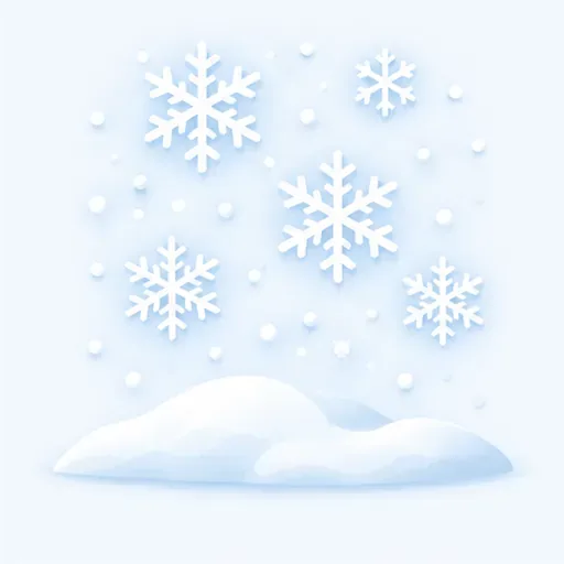 la neige: snow