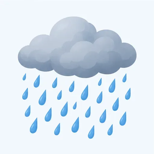 la pluie: rain