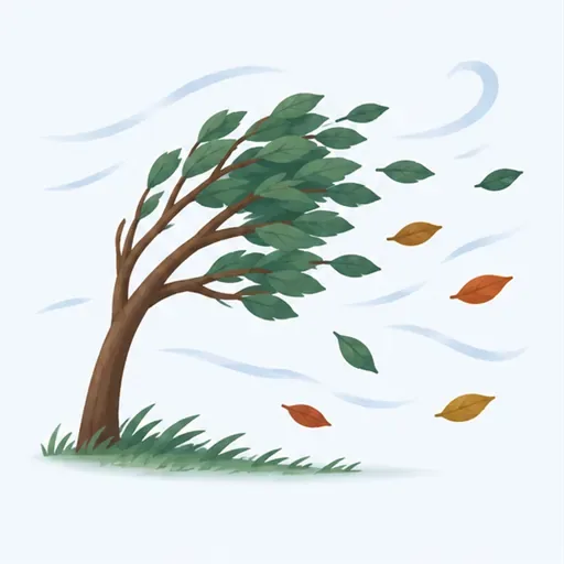 le vent: wind