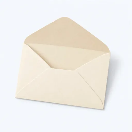 l’enveloppe: envelope