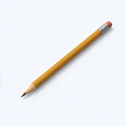 le crayon: pencil
