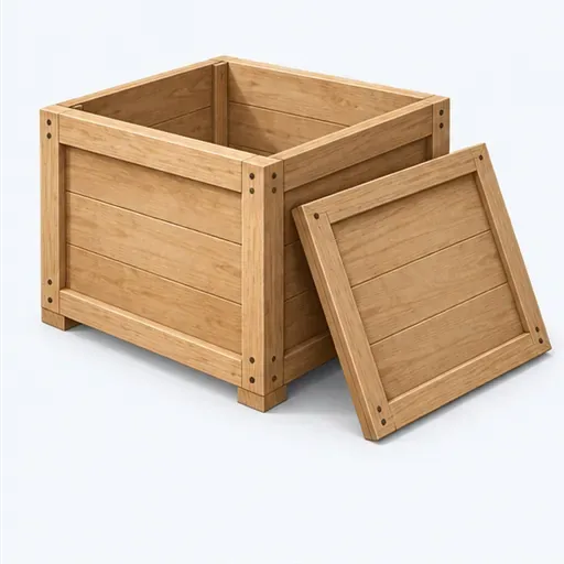 la caisse de transport: transport crate