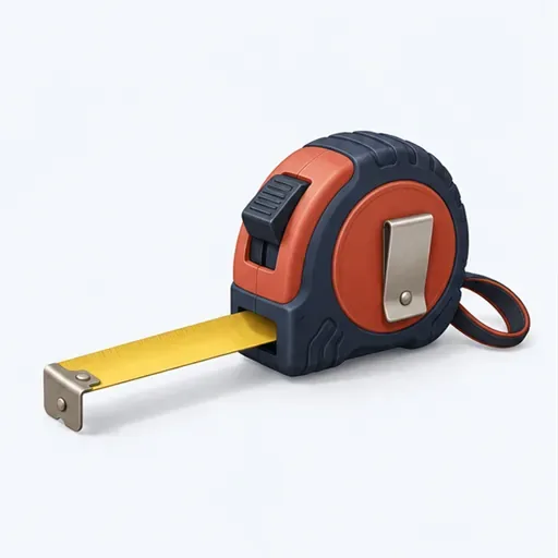 le mètre ruban: tape measure