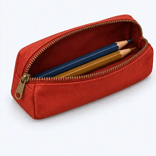 une trousse: a pencil case