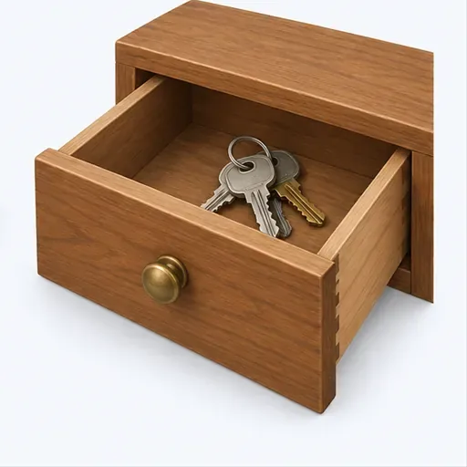 un tiroir: a drawer