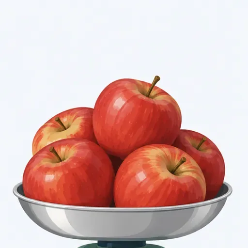 un kilo de pommes: a kilogram of apples