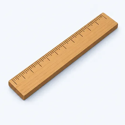 une règle: a ruler