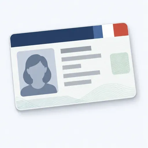 la carte d’identité: identity card