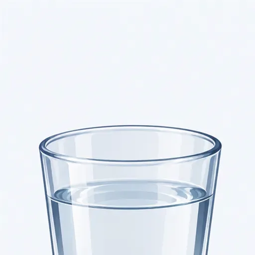 un verre d’eau: كوب ماء