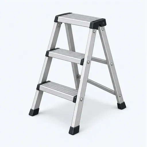 un escabeau: a stepladder