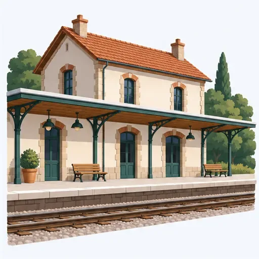 la gare: station