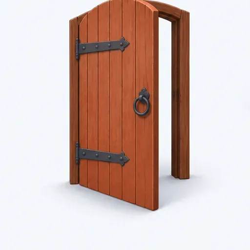la porte entrouverte: الباب الموارب