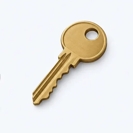 la clé: key