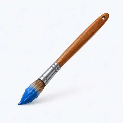 un pinceau: a paintbrush