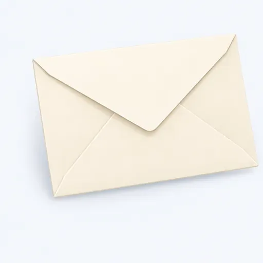 l’enveloppe: envelope