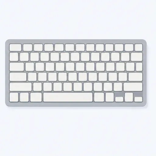 un clavier: um teclado