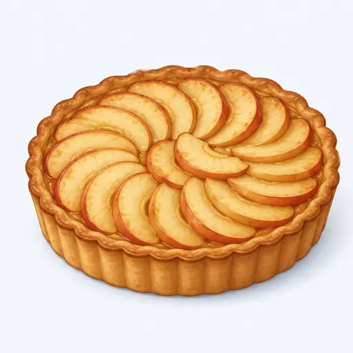 la tarte aux pommes: apple tart