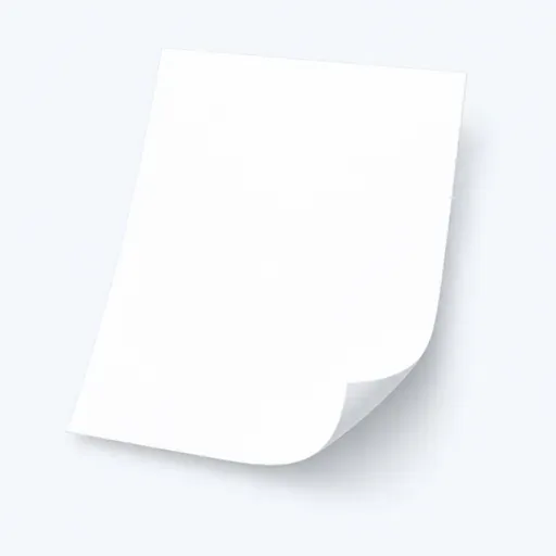 une feuille: a sheet of paper