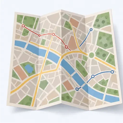 le plan: map