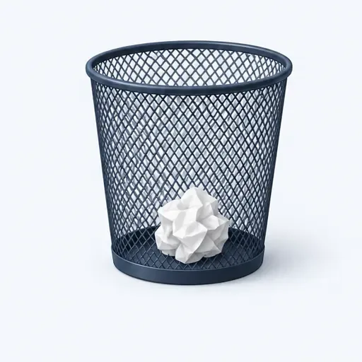 une corbeille: سلّة مهملات