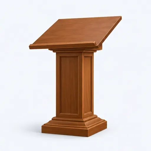 un pupitre: a lectern