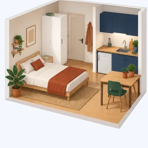 le studio: departamento tipo estudio