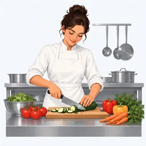 la cuisinière: cook