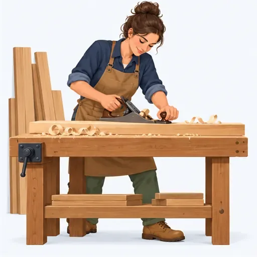la menuisière: carpenter