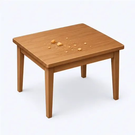la table: 桌子