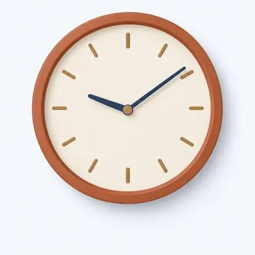 l’horloge: clock