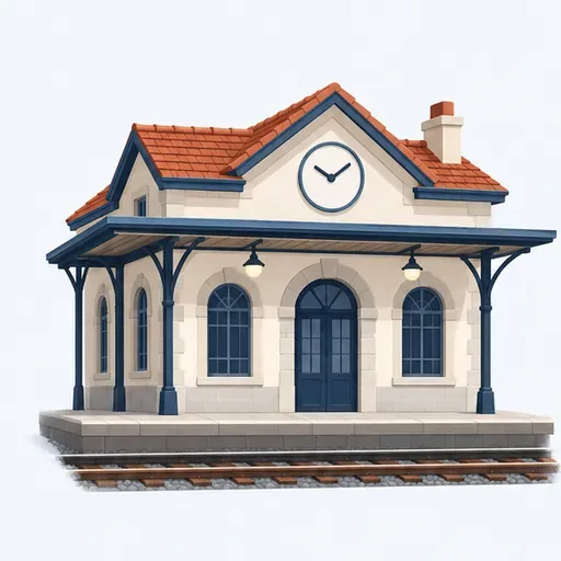 la gare: railway station