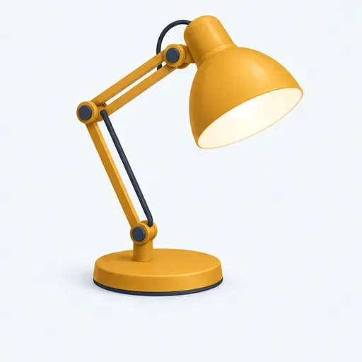une lampe: a lamp