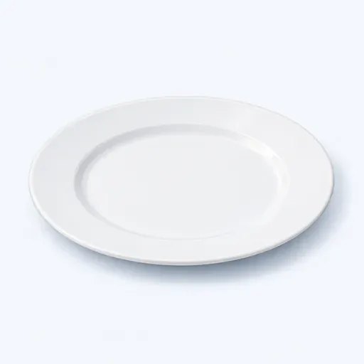 une assiette: a plate