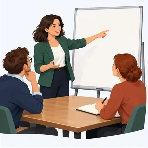 une cheffe d’équipe: a team leader