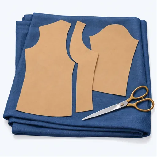 un patron de couture: a sewing pattern