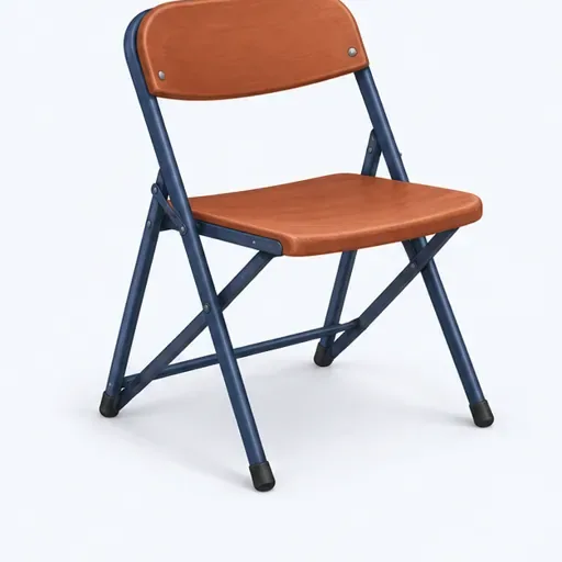 une chaise pliante: folding chair