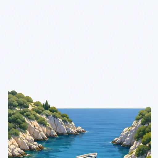 une petite anse: small bay
