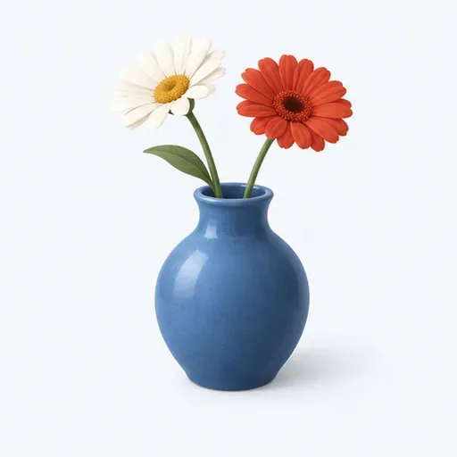 un vase: 花瓶