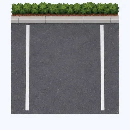 une place de parking: parking space